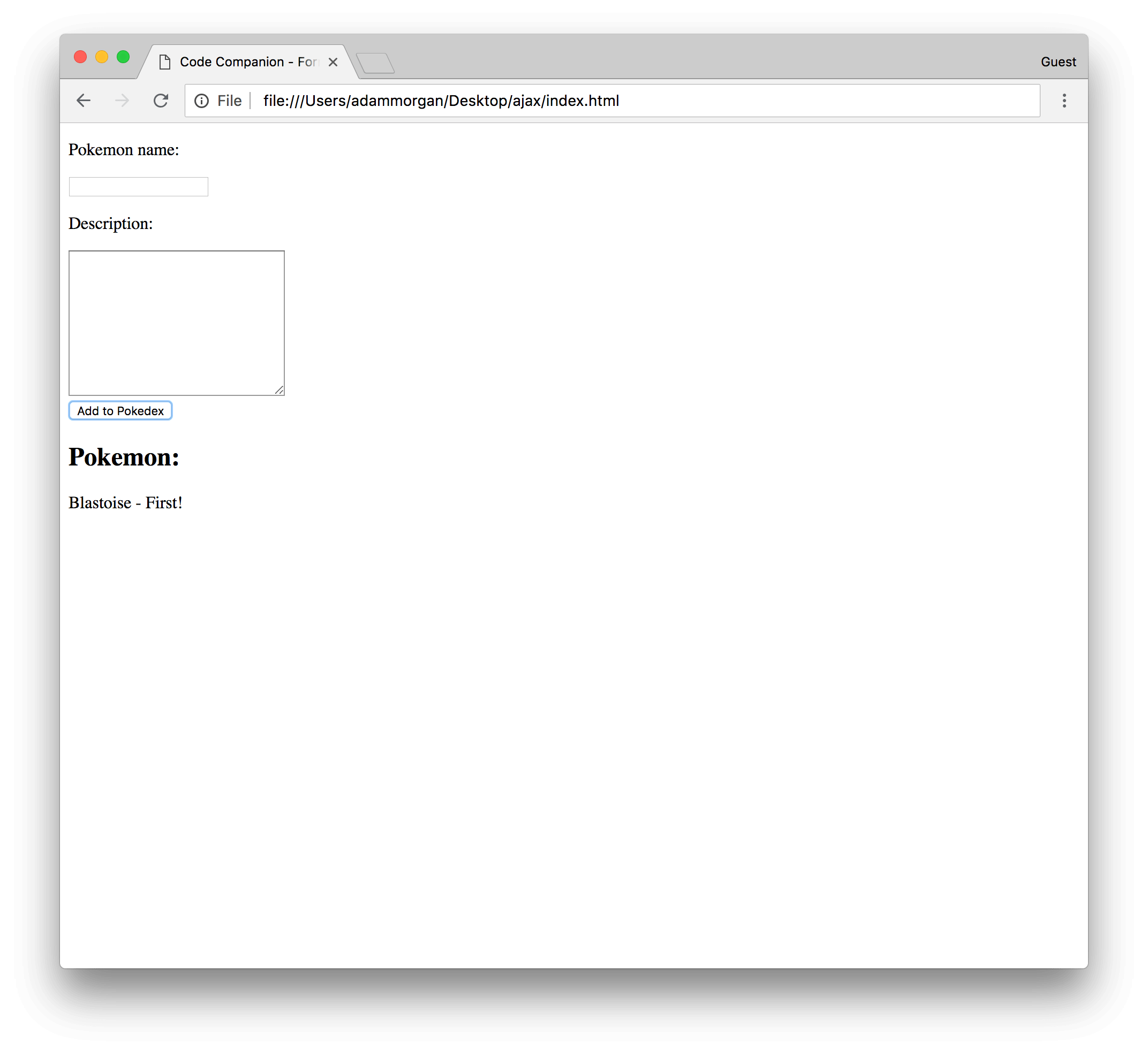 DOM Refactor
