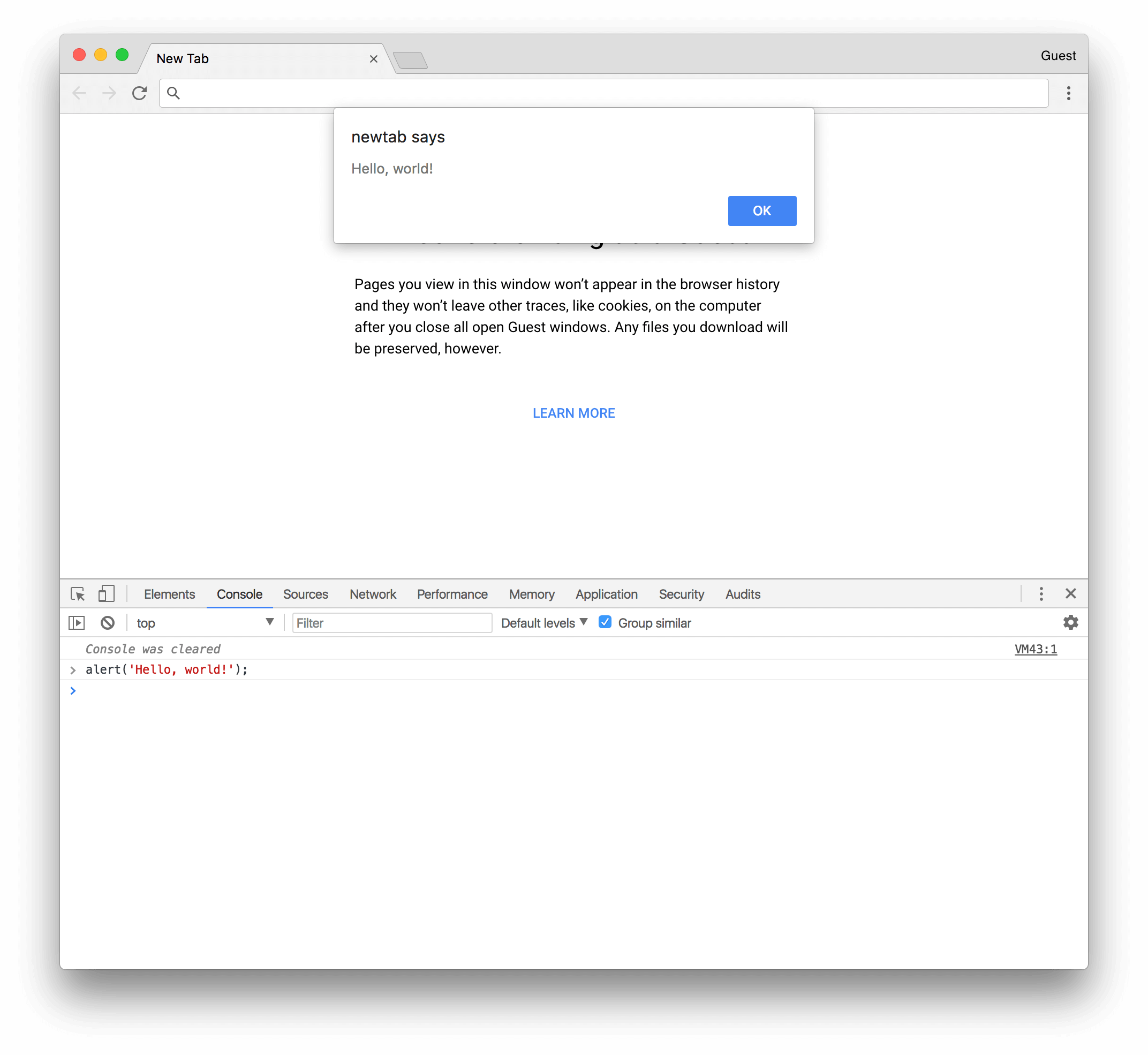 Developer tools