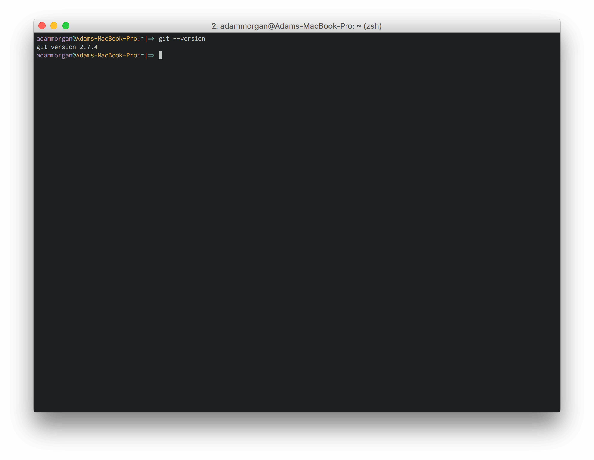 Git version