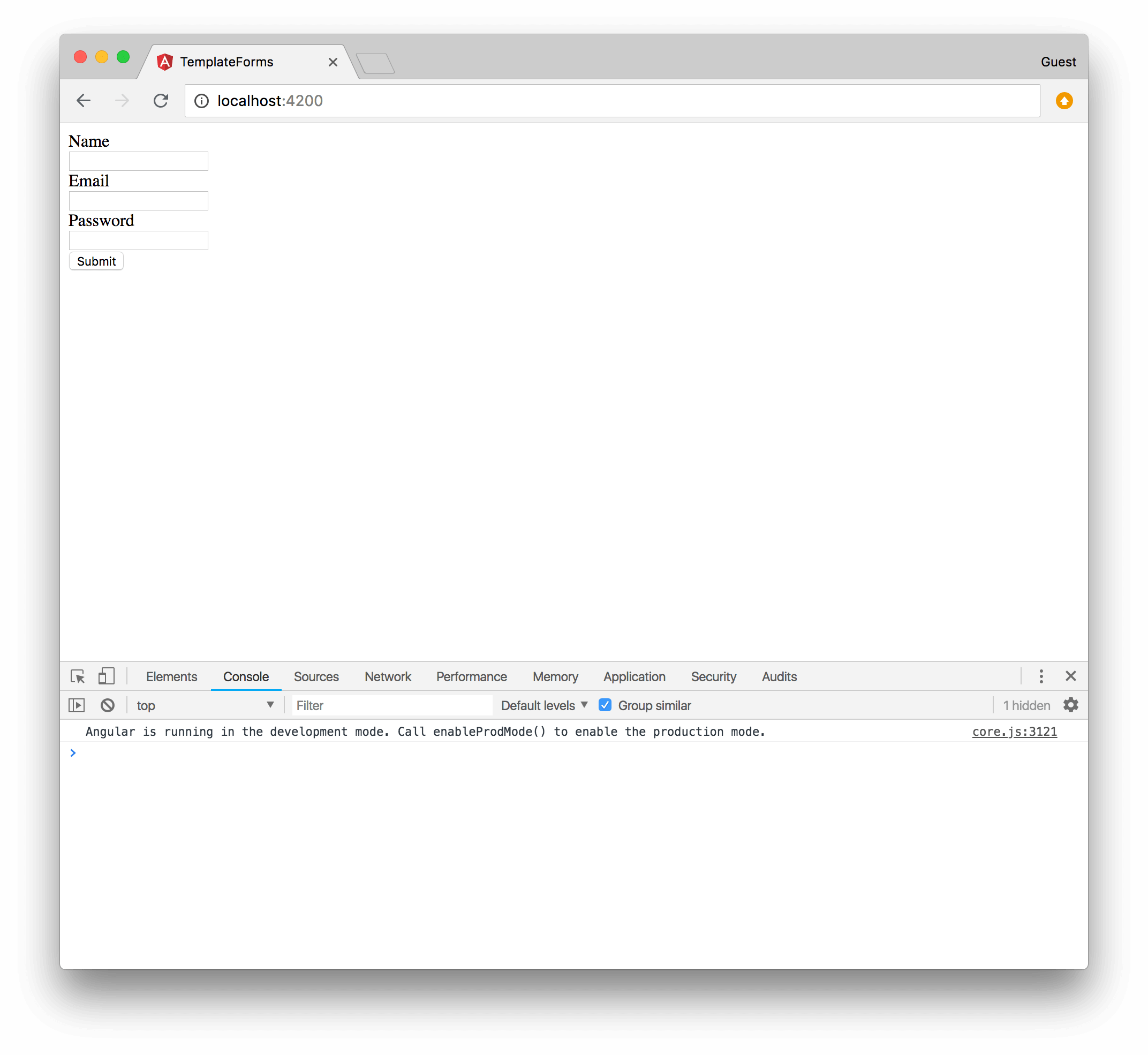 Fix for cannot read property name